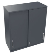 Aufsatz Schiebetürenschrank 3OH B1000xT442xH1088mm Lavagrau