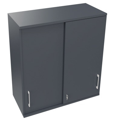 Aufsatzschrank endless 820120482, abschlie&szlig;bar, 3 OH, lavagrau, 100x108,8x44,2cm (BxHxT)