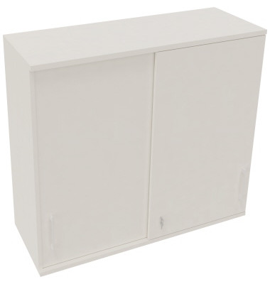 Aufsatzschrank endless 820120501, abschlie&szlig;bar, 3 OH, diamantwei&szlig;, 120x108,8x44,2cm (BxHxT)