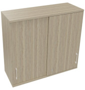 Aufsatzschrank endless 820120571, abschlie&szlig;bar, 3 OH, eiche natur, 120x108,8x44,2cm (BxHxT)
