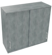 Aufsatz Schiebetürenschrank 3OH B1200xT442xH1088mm Beton hell
