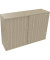 Aufsatzschrank endless 820120671, abschlie&szlig;bar, 3 OH, eiche natur, 160x108,8x44,2cm (BxHxT)