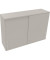 Aufsatzschrank endless 820120681, abschlie&szlig;bar, 3 OH, lichtgrau, 160x108,8x44,2cm (BxHxT)