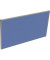 Stellwand Nut Stoffgr.A oOrgaleiste Absorber B B1400xT41xH800mm bl