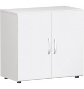 Aktenschrank Flex S-382100-WW, 2 OH, wei&szlig;, 80x75,2x42cm (BxHxT)