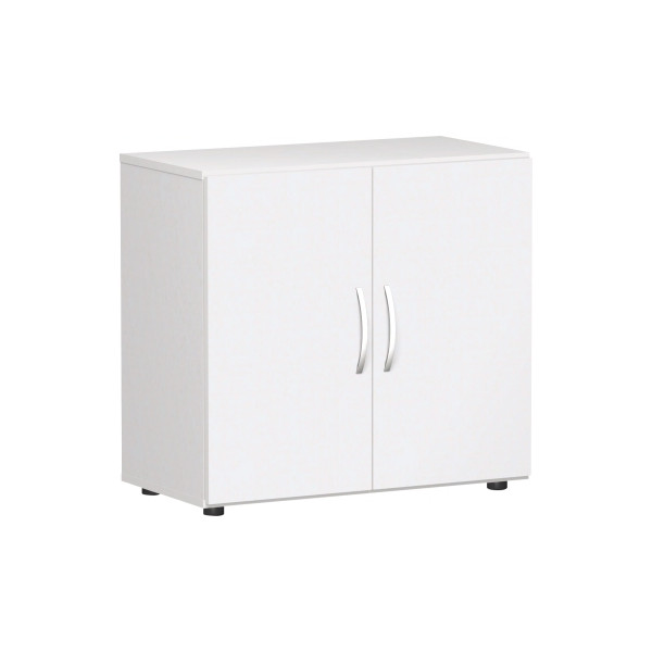 4038933408736 - Flügeltürenschrank S-382100-WW 2OH 80cm weiß 4038933408736 Geramöbel