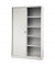 Schiebet&uuml;renschrank ECO SD12194S645, abschlie&szlig;bar, 5 OH, lichtgrau, 120x198x43cm (BxHxT)
