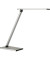 LED-Schreibtischlampe Terra, metallgrau, mit Standfuß, dimmbar