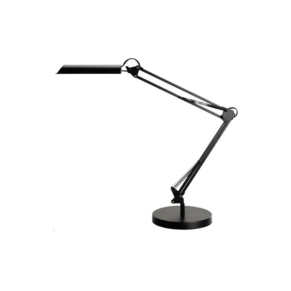 3595560016495 - LED-Schreibtischlampe SWINGO schwarz mit Standfuß dimmbar 3595560016495 Unilux