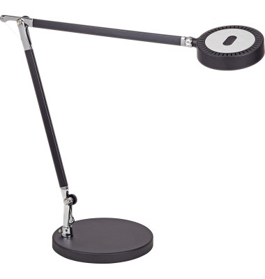 LED-Schreibtischlampe MAULgrace colour vario, schwarz, mit Standfuß, dimmbar
