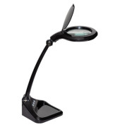 LED-Schreibtischlampe MAULiris, schwarz, mit Standfuß, dimmbar