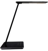 LED-Schreibtischlampe LINKA, schwarz, mit Standfuß, dimmbar