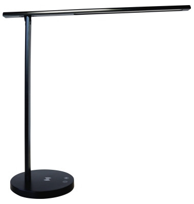LED-Schreibtischlampe Diva, schwarz, mit Standfuß