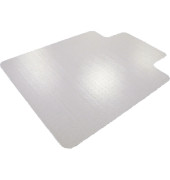 Bodenschutzmatte FR11341525LV advantagemat, 115x134cm , rechteckig mit Lippe, f&uuml;r Teppichb&ouml;den niederflorig - bis 6 mm Teppichh&ouml;