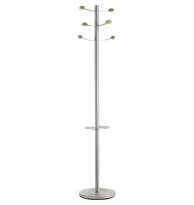 Garderobenständer BOUQUET 400069048 173cm 6Haken metallgrau