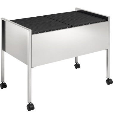 Hängemappenwagen 100 DUO 308223 76x59,2x40cm silbermetallic
