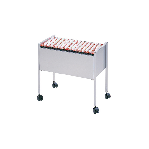 4005546987781 - DURABLE Hängemappenwagen Längs-Registratur silber für bis zu 80 Hängemappen