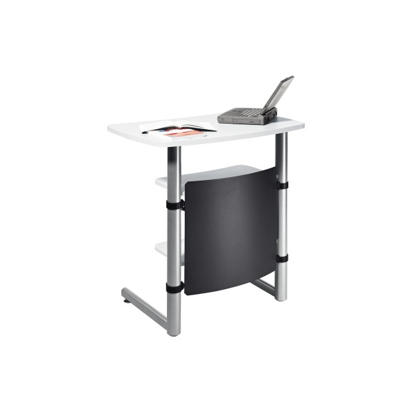 4003969047068 - Stehpult MULTI M höhenverstellbar 95-120cm (H) 83x56cm (BxT) rechteckig weiß   silber 4003969047068 Soennecken