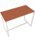Stehtisch TD114.13.18P 110cm (H), 114x75cm (BxT), rechteckig, rot / weiß