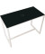 Stehtisch TD114.13.11P 110cm (H), 114x75cm (BxT), rechteckig, anthrazit / weiß