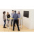Stehtisch TD150.13.11P 110cm (H), 150x75cm (BxT), rechteckig, anthrazit / weiß