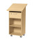 Stehpult LAUDATUS, 120cm (H), 60x52,5cm (BxT), rechteckig, buche / buche