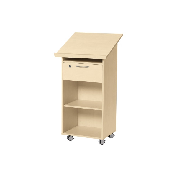 4003969046900 - Stehpult LAUDATUS 120cm (H) 60x525cm (BxT) rechteckig ahorn   ahorn 4003969046900 Soennecken