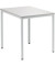 Konferenztisch Line 810010081, 72cm (H), 80x70cm (BxT), rechteckig, lichtgrau / silber