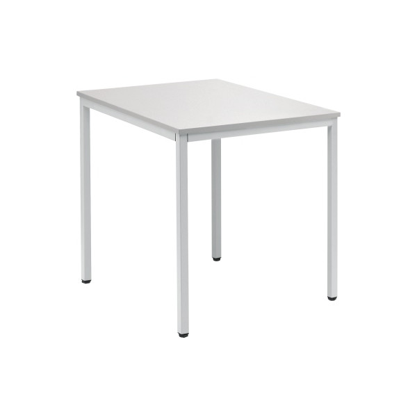 4003969046979 - Konferenztisch Line 810010081 72cm (H) 80x70cm (BxT) rechteckig lichtgrau   silber 4003969046979 Soennecken