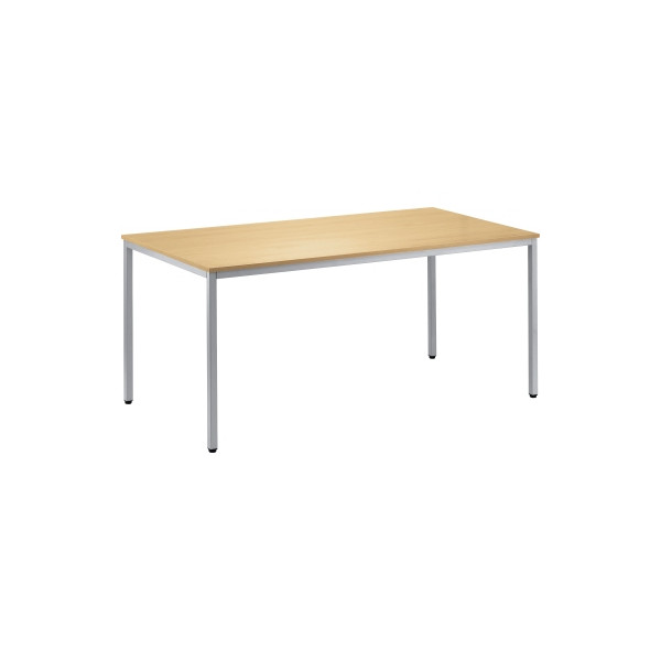 4003969046931 - Konferenztisch Line 810010572 72cm (H) 200x141cm (BxT) rechteckig buche   silber 4003969046931 Soennecken