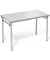 Klapptisch, 120x60cm (BxT), 72cm (H), Holz, rechteckig, lichtgrau / silber