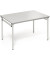 Klapptisch, 72cm (H), 120x80cm (BxT), rechteckig, lichtgrau / lichtgrau