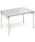 Klapptisch 810010981, 72cm (H), 120x80cm (BxT), rechteckig, lichtgrau / silber