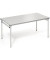 Klapptisch, 160x80cm (BxT), 72cm (H), Holz, rechteckig, lichtgrau / lichtgrau