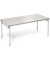 Klapptisch 810011280, 72cm (H), 180x80cm (BxT), rechteckig, lichtgrau / lichtgrau