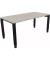 Schreibtisch All in One, manuell höhenverstellbar, 68-82cm (H), 160x80cm (BxT), rechteckig, lichtgrau / anthrazit metallic