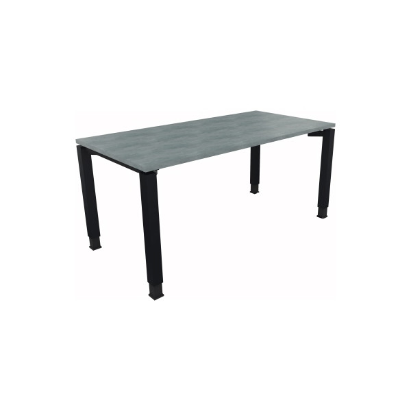 4003969063389 - Schreibtisch All in One 810013183 höhenverstellbar 68-82cm (H) rechteckig beton hell   anthrazit metallic 4003969063389 Soenn