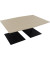 Besprechungstisch communication 810013771, 72cm (H), 200x100/110cm (BxT), Tonnenform, eiche natur / anthrazit metallic