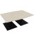 Besprechungstisch communication 810013772, 72cm (H), 200x100/110cm (BxT), Tonnenform, akazie hell / anthrazit metallic