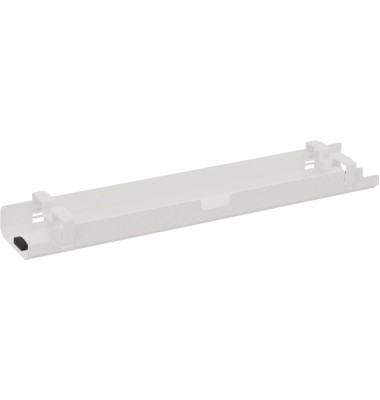 Kabelkanal horizontal beidseitig abklappbar für Tische B1400mm ws