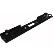 Kabelkanal horizontal beidseitig abklappbar für Tische B1600mm sw
