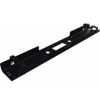 Kabelkanal horizontal beidseitig abklappbar für Tische B1600mm sw