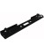 Kabelkanal horizontal beidseitig abklappbar für Tische B1600mm sw