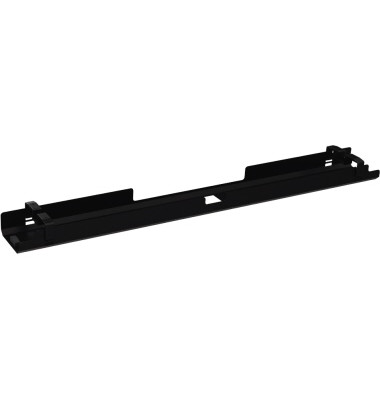 Kabelkanal horizontal beidseitig abklappbar für Tische B1800mm sw Kabelkanal horizontal beidseitig abklappbar für Tische B1800mm sw