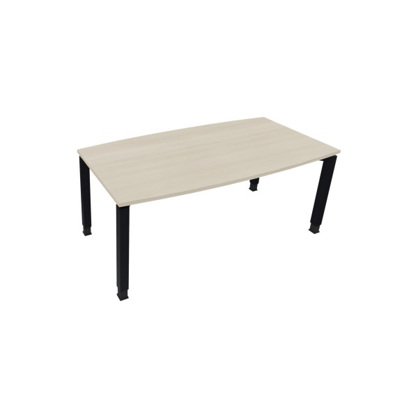 4003969065321 - Besprechungstisch communication 810017972 höhenverstellbar 68-82cm (H) Tonnenform akazie hell   anthrazit metallic 4003969065