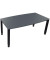 Besprechungstisch communication 810017982, höhenverstellbar 68-82cm (H), 180x80/90cm (BxT), Tonnenform, lavagrau / anthrazit met