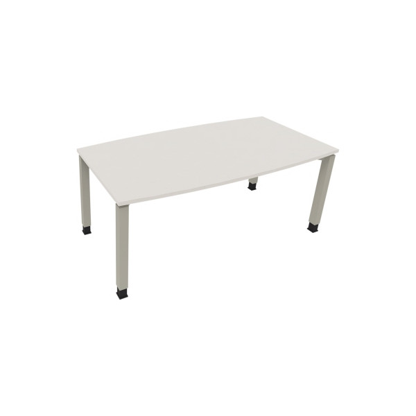 4003969065369 - Besprechungstisch communication 810018001 höhenverstellbar 68-82cm (H) Tonnenform diamantweiß   silberaluminium 4003969065369