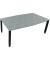 Besprechungstisch communication 810018283, höhenverstellbar 68-82cm (H), 200x100/110cm (BxT), Tonnenform, beton hell / anthrazit