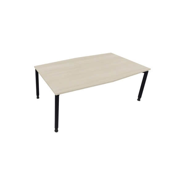 4003969065574 - Besprechungstisch communication 810018572 höhenverstellbar 68-82cm (H) Tonnenform akazie hell   anthrazit metallic 4003969065