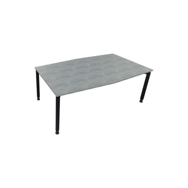 4003969065581 - Besprechungstisch communication 810018583 höhenverstellbar 68-82cm (H) Tonnenform beton hell   anthrazit metallic 40039690655